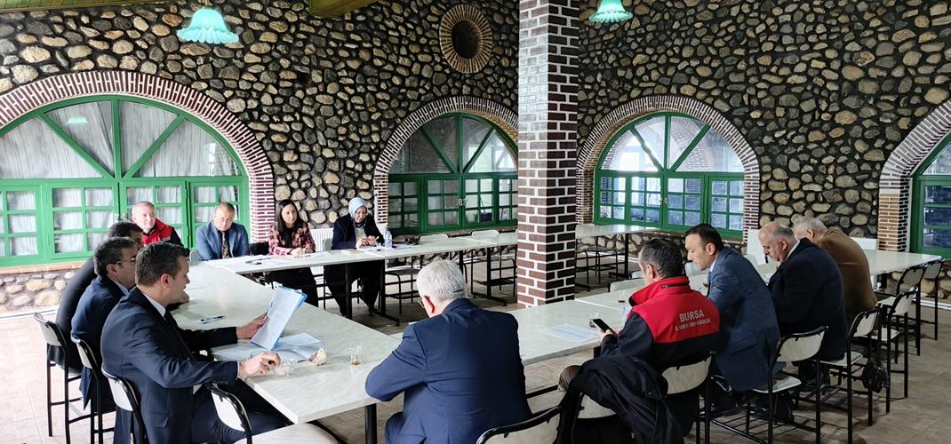 Gemlik Kurşunlu Balıkçı Barınağı Su Ürünleri Denetim Merkezinde Değerlendirme Toplantısı Yapıldı