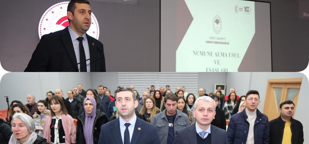 Tarladan Sofraya Gıda Güvenliği İçin Numune Alma Eğitimi Başladı