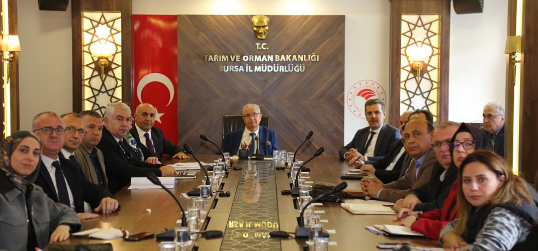 İl Kuraklık Kriz Merkez Toplantısı Yapıldı