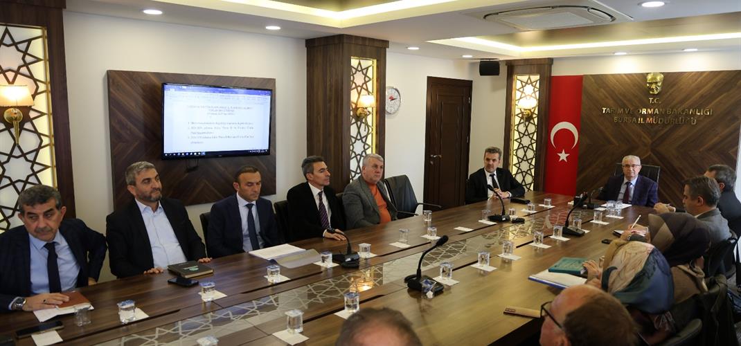 Tarımsal Üretim Planlaması İl Planlama Kurulu Toplantısı Yapıldı